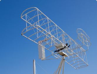 Closeup of antenna