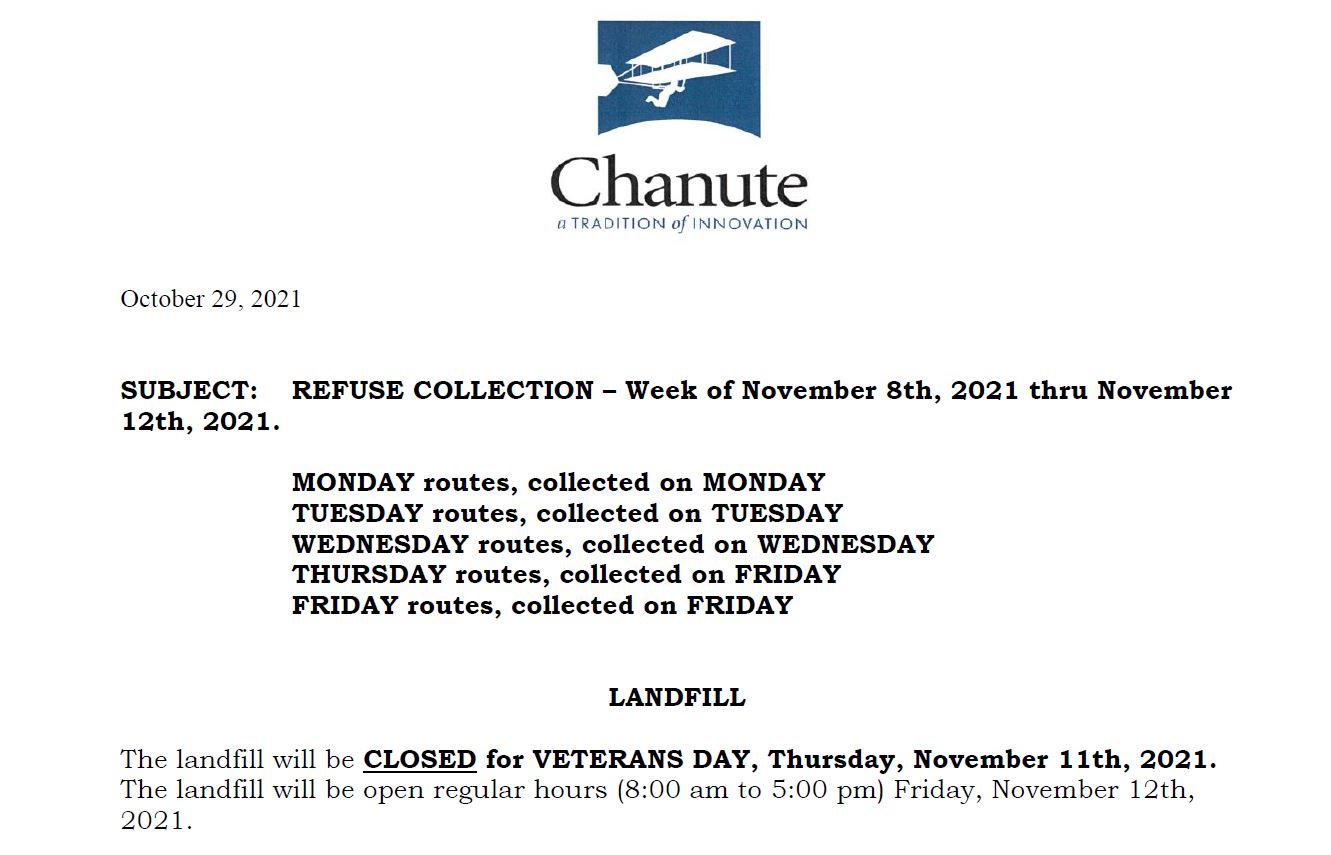 Veterans Day Refuse