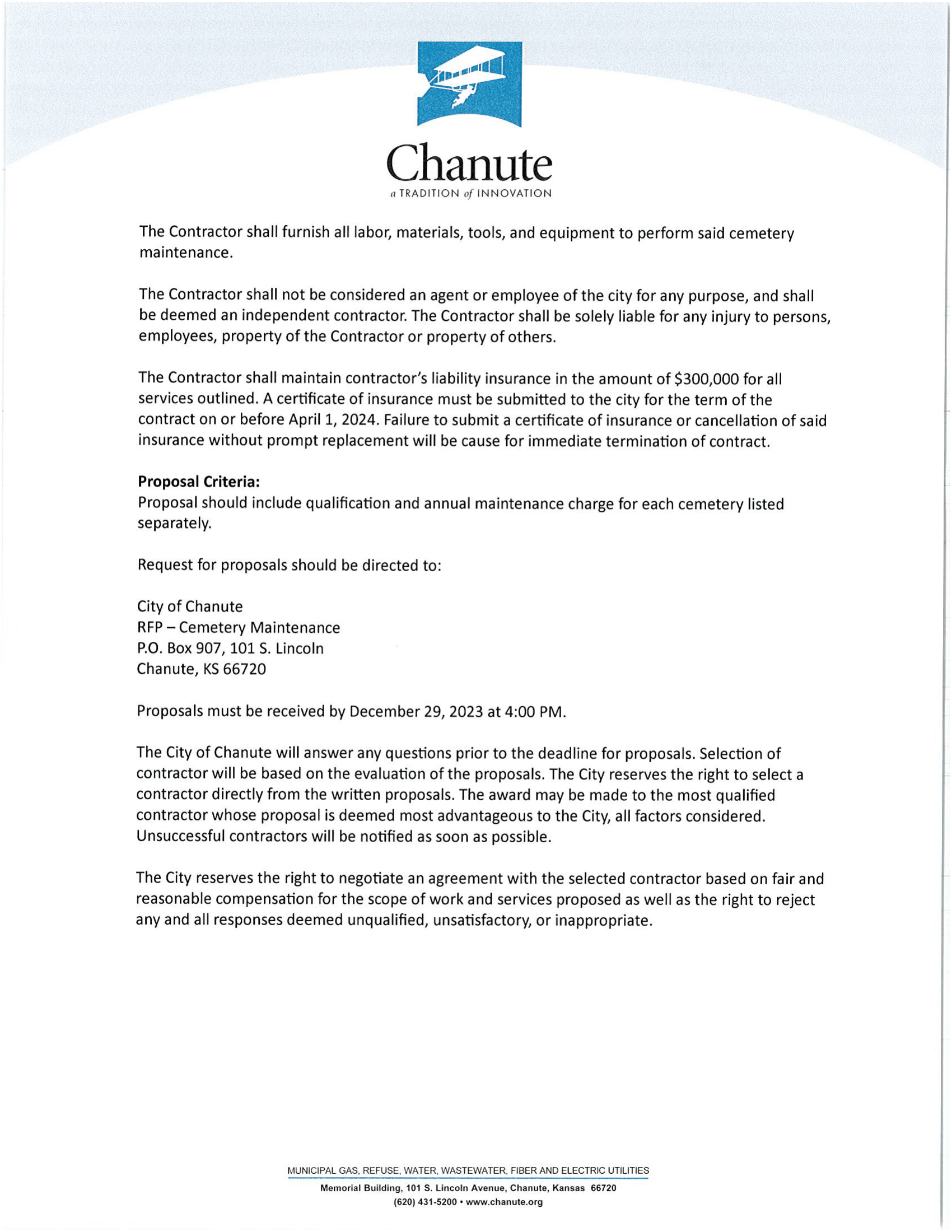 RFP for Cemetery Maintenance-2