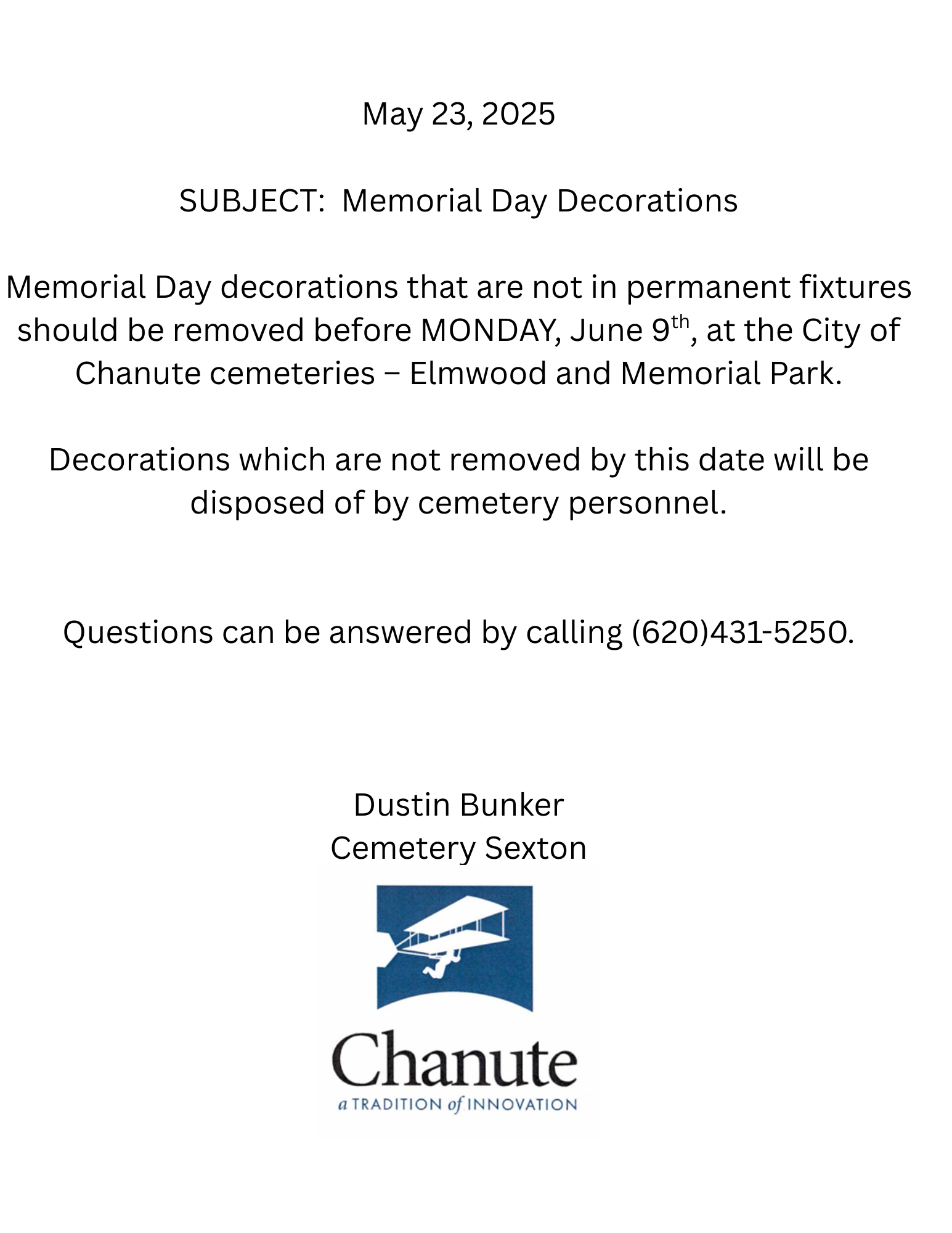 Memorial Day Decorations